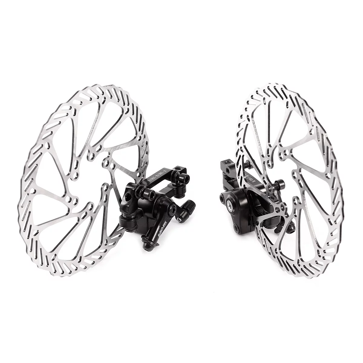 1 Pair of Mechanical Bike Disc Brake Front & Rear Disc Rotor Brake Kit for Mountain Bicycle