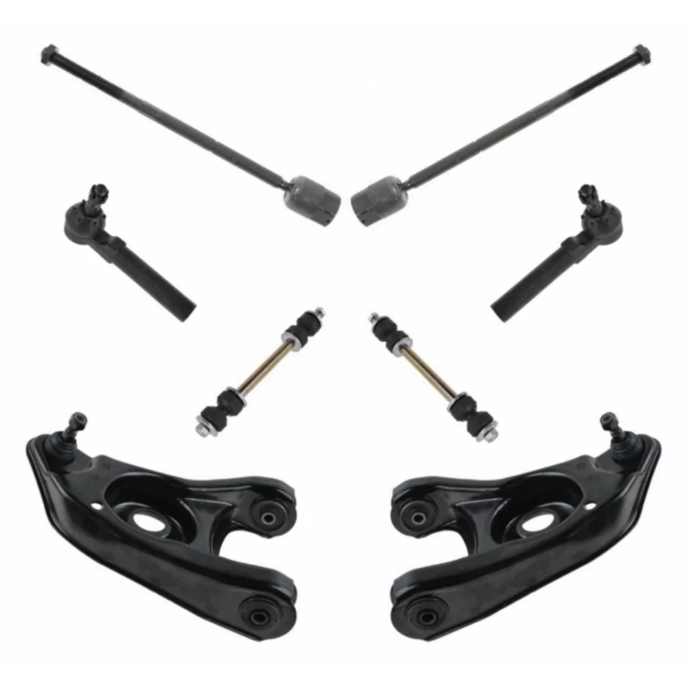 Teledu For Mustang Front Steering & Suspension Kit Control Arms Sway links Tie Rods 8pc
