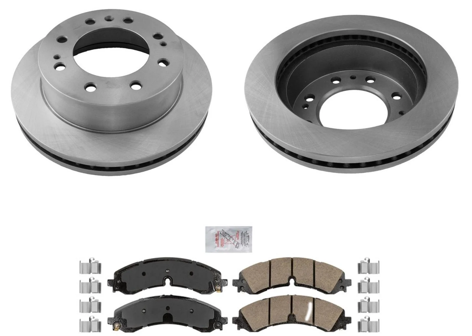 GEO Coated Disc Brake Rotors Pads for Fleet Duty GM Silverado 2500HD 2020-2022