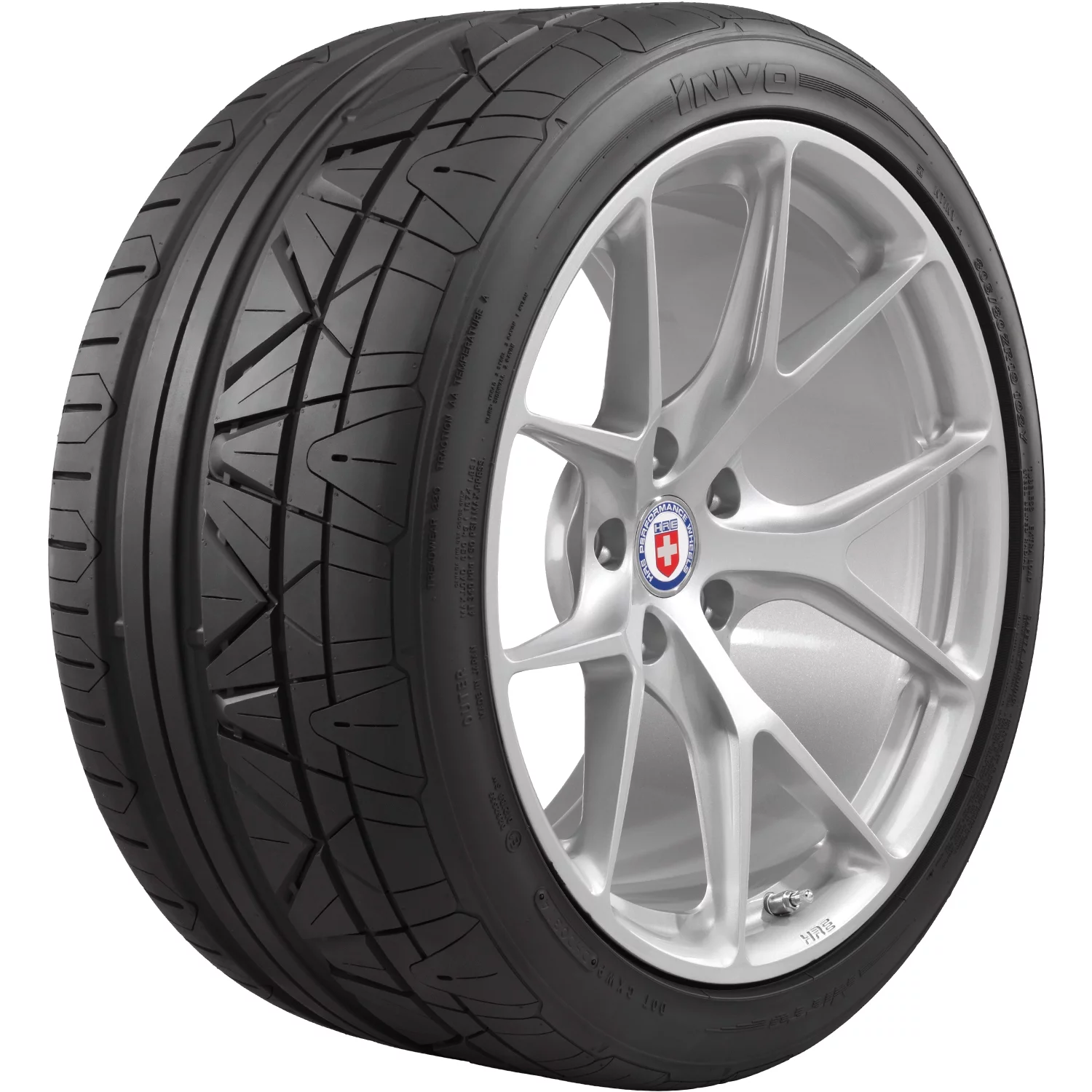 Set of 4 Nitto Invo 255/40ZR19 100Y XL Tires Fits: 2014 Ford Mustang GT, 2015-23 Ford Mustang EcoBoost Premium