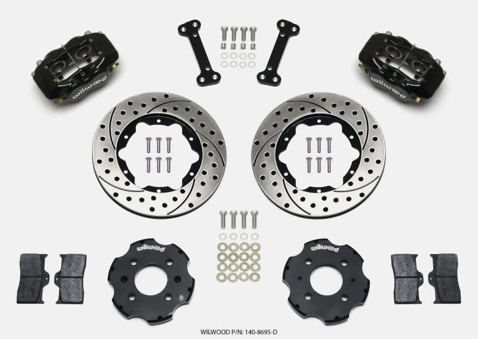 Wilwood Forged Dynalite Front Hat Kit 11.00in Drilled Integra/Civic w/Fac.240mm Rtr