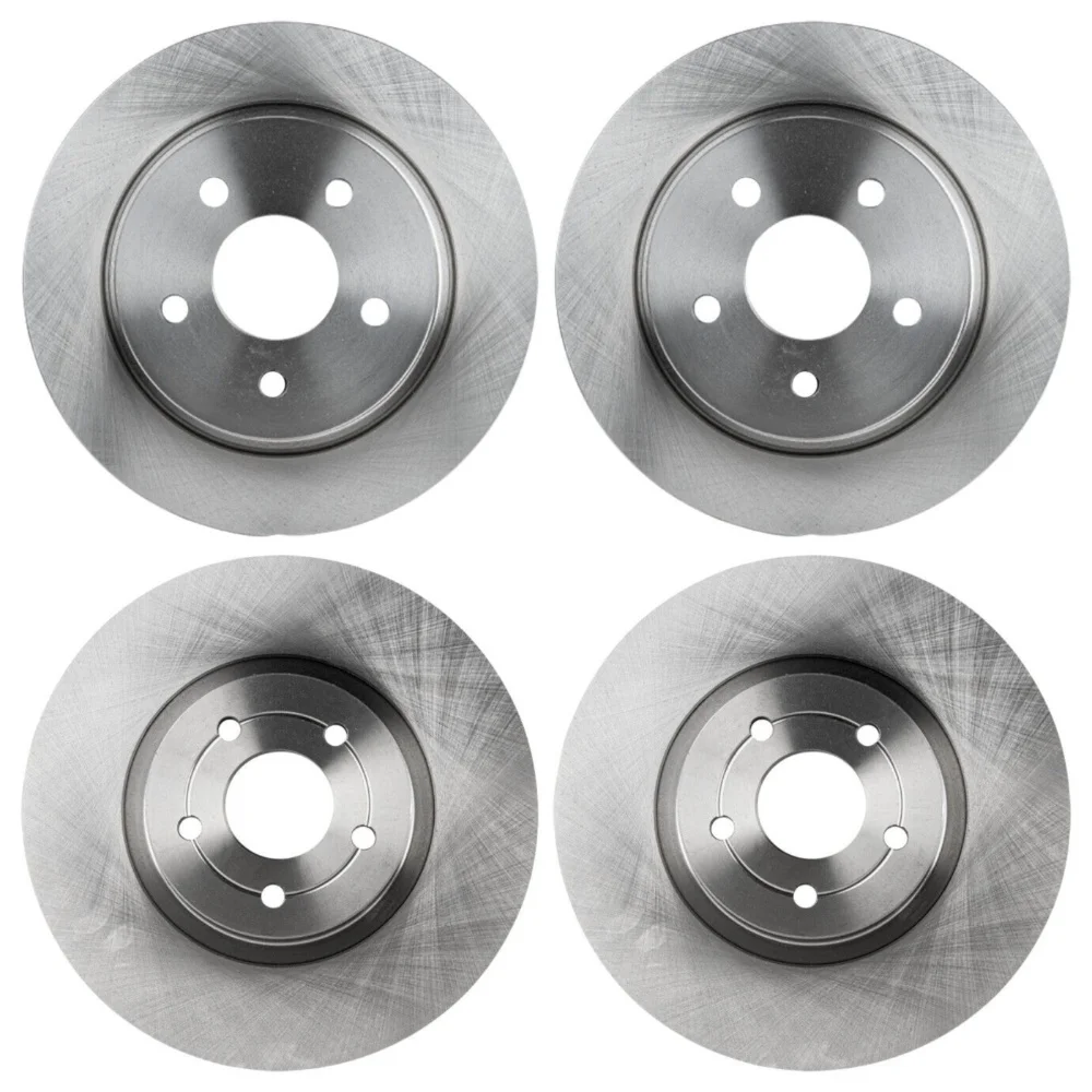 Teledu Front and Rear Disc Brake Rotors For Ford 13-16 Escape 14-18 Transit Connect