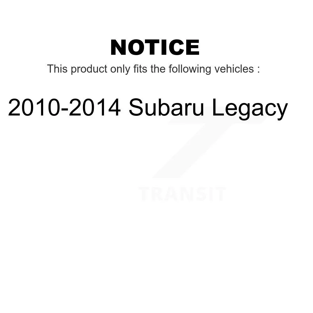 Front Rear Suspension Sway Stabilizer Bar Link Kit For 2010-2014 Subaru Legacy KTR-102069
