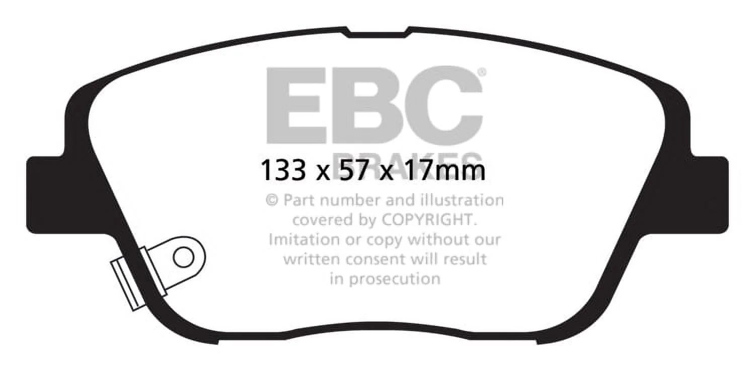 EBC Brakes Pad and Rotor Kit (DP31864C & USR7383) Fits select: 2010-2015 HYUNDAI SONATA, 2011-2020 KIA OPTIMA