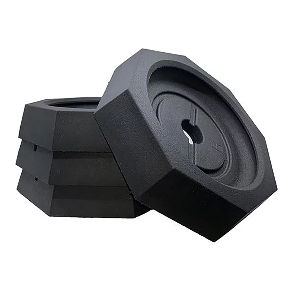 SnapPad EQ Grand Octagon 10 Inch and 12 Inch Rubber Leveling Jack Pads (4 Pack)