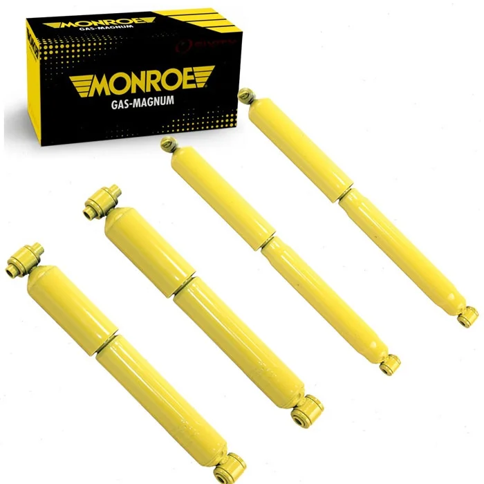 4 pc Monroe Front Rear Gas-Magnum Shock Absorbers compatible with Chevrolet K2500 1988-2000
