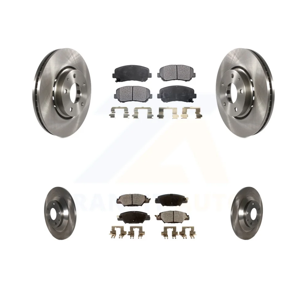 Transit Auto - Front Rear Disc Brake Rotors And Ceramic Pads Kit For Mazda CX-5 K8T-102572