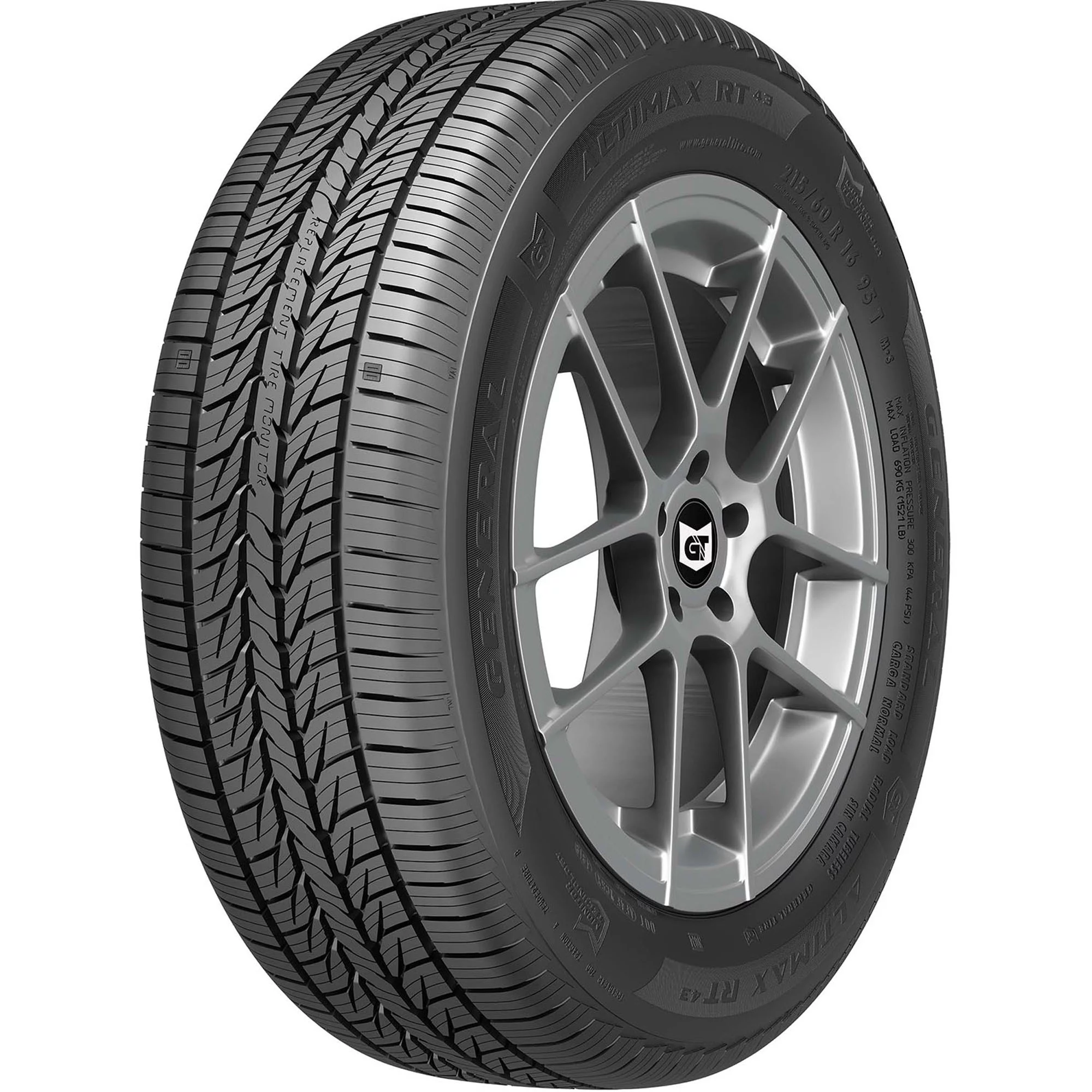 Set of 4 General Altimax RT43 175/65R15 84H Tires Fits: 2010-14 Mini Cooper Clubman, 2002-07 Mini Cooper Base
