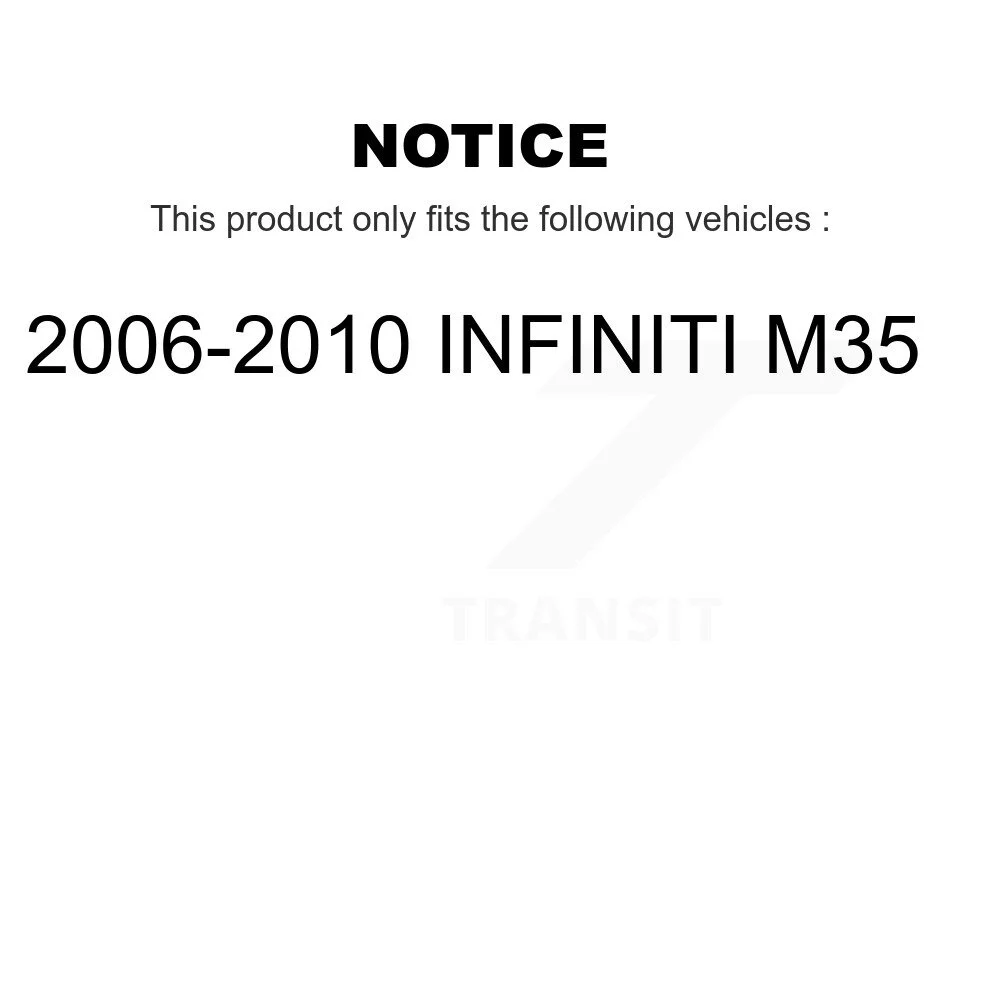 Front Rear Suspension Sway Stabilizer Bar Link Kit For 2006-2010 INFINITI M35 KTR-102160
