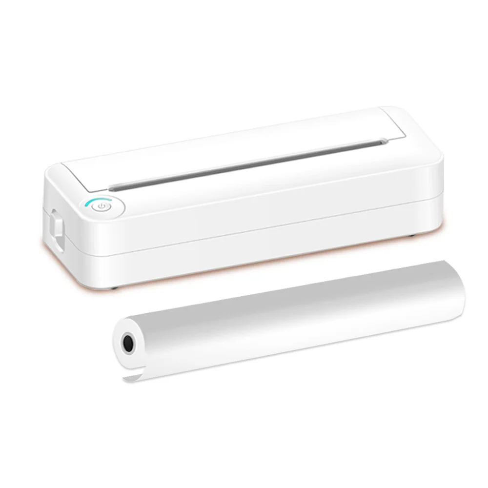 Anself Thermal Printer, Portable Bluetooth Paper Printer for iOS and Android, Wireless Printing on the Go