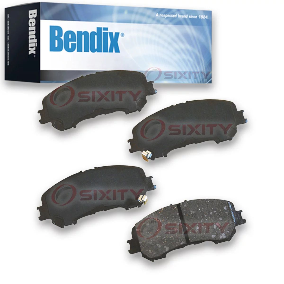 Bendix Brakes Disc Brake Pad Set Fits select: 2014-2017 NISSAN ROGUE, 2018 NISSAN ROGUE S/SL/SV