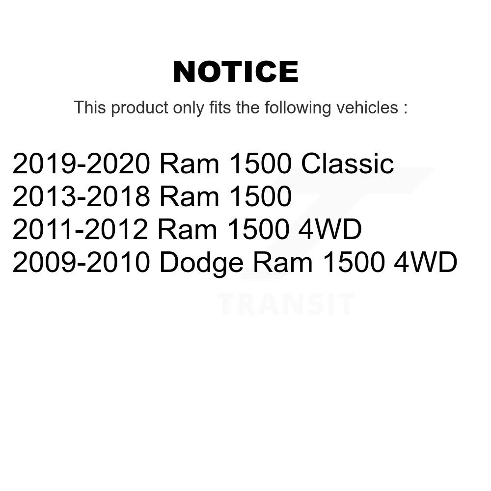 Front Rear Suspension Sway Stabilizer Bar Link Kit For Ram 1500 Dodge Classic KTR-102123