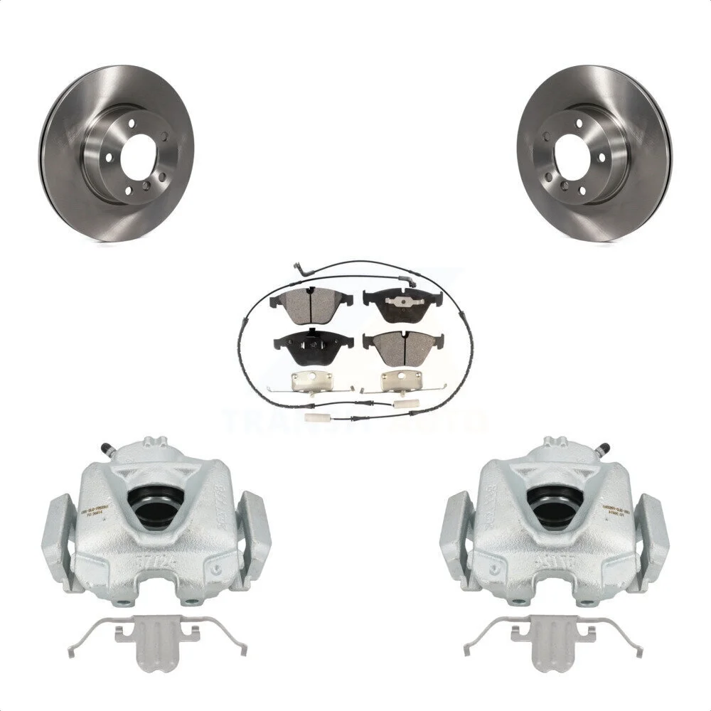 Transit Auto Front Disc Brake Caliper Rotors And Ceramic Pads Kit For BMW 328i xDrive X1 328xi 323i KC8-100509T