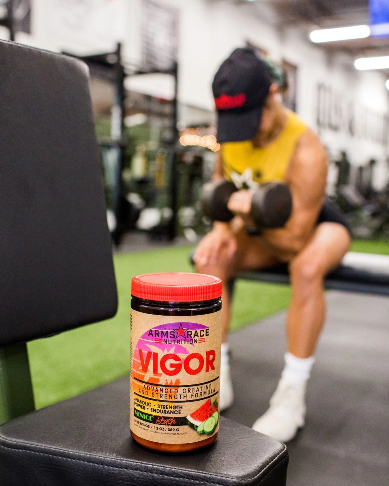 Arms Race Nutrition VIGOR - Advanced Creatine and Strength Formula, 30 Servings (Lemon Rush)