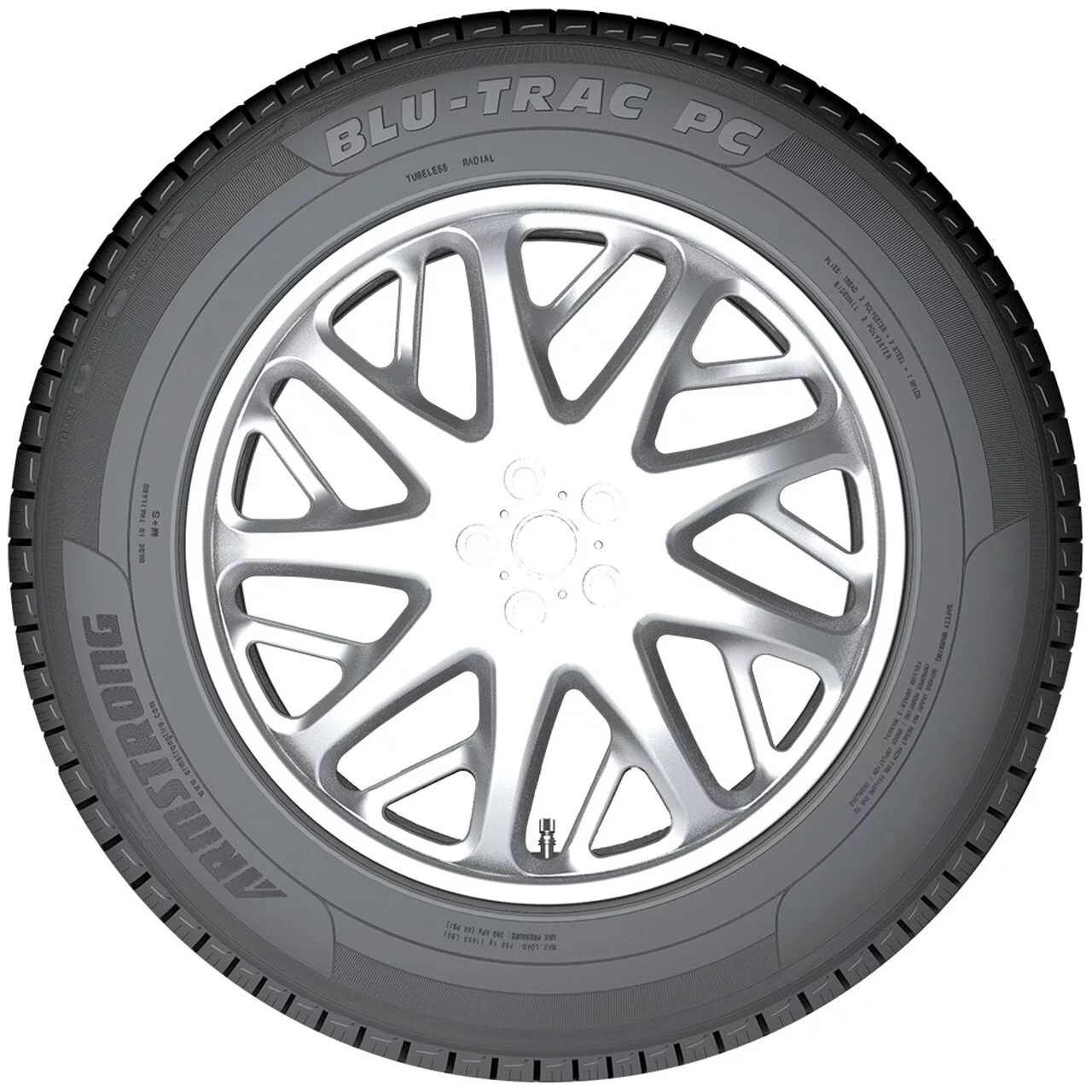 Armstrong Blu-Trac PC P185/70R14 98Y Passenger Tire Fits: 2003-05 Honda Civic Hybrid, 2001-02 Honda Civic HX