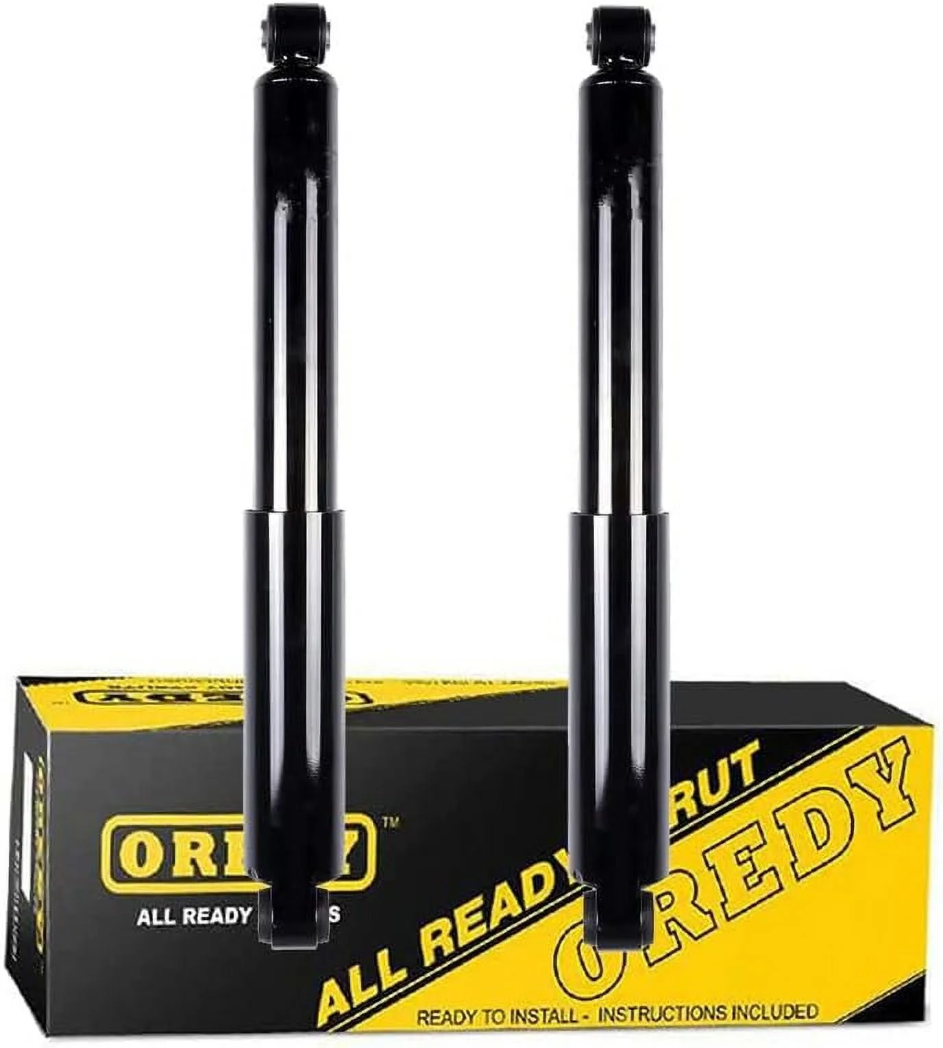 OREDY Rear Shocks Absorber Assembly Replacement for 1987-1995 Jeep Wrangler 4WD - 37121