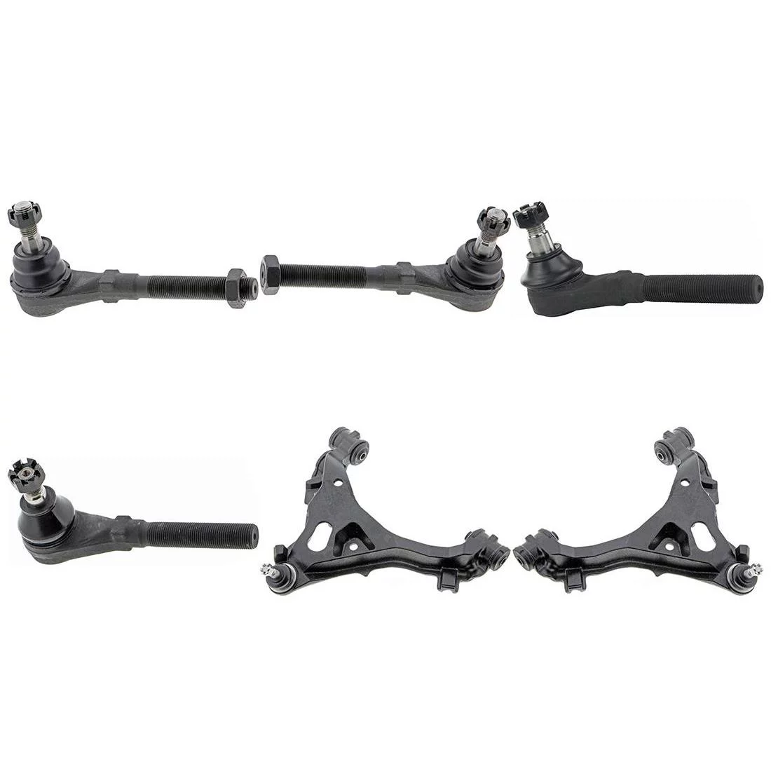 Mevotech 6pcs Front Tie Rod End Control Arm with Ball Joint For 97-1999 Ford F-150