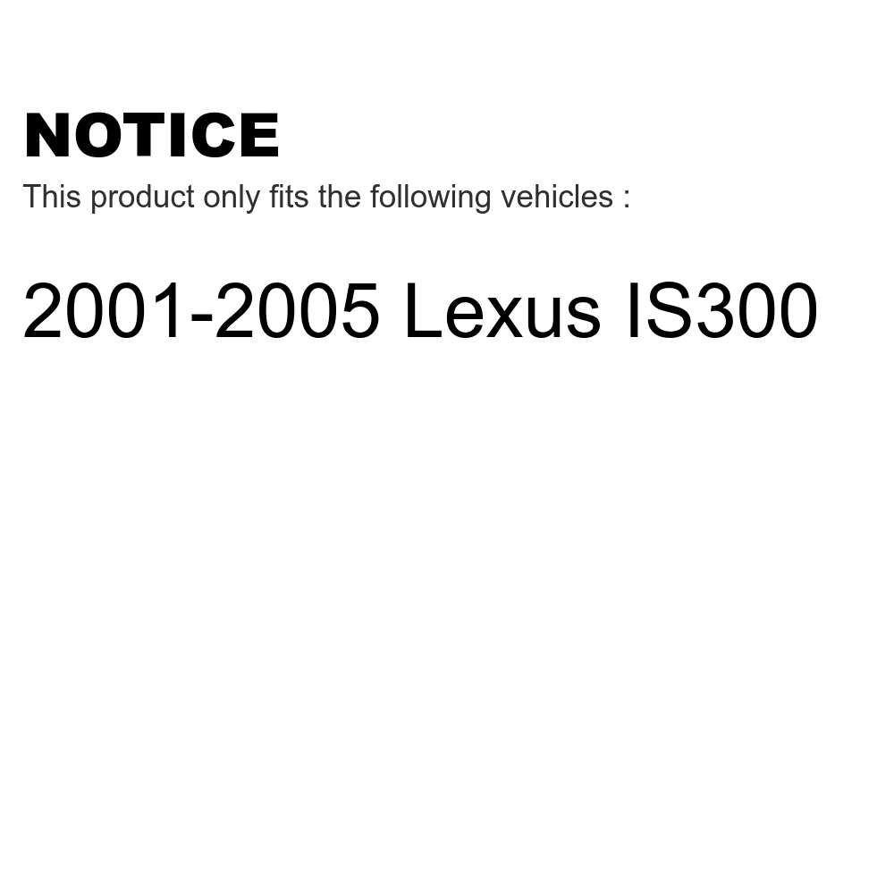 Front Suspension Sway Stabilizer Bar Link Pair For 2001-2005 Lexus IS300 KTR-101666
