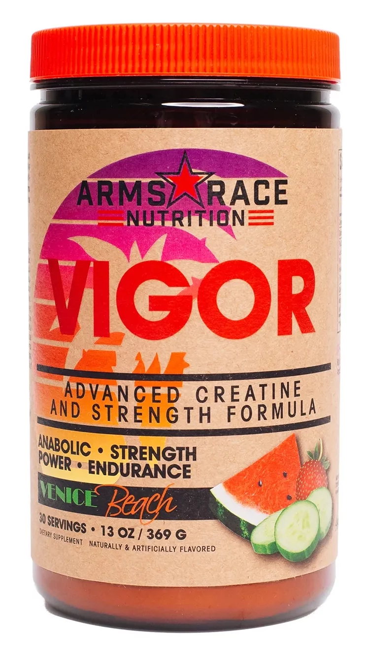Arms Race Nutrition VIGOR - Advanced Creatine and Strength Formula, 30 Servings (Venice Beach)