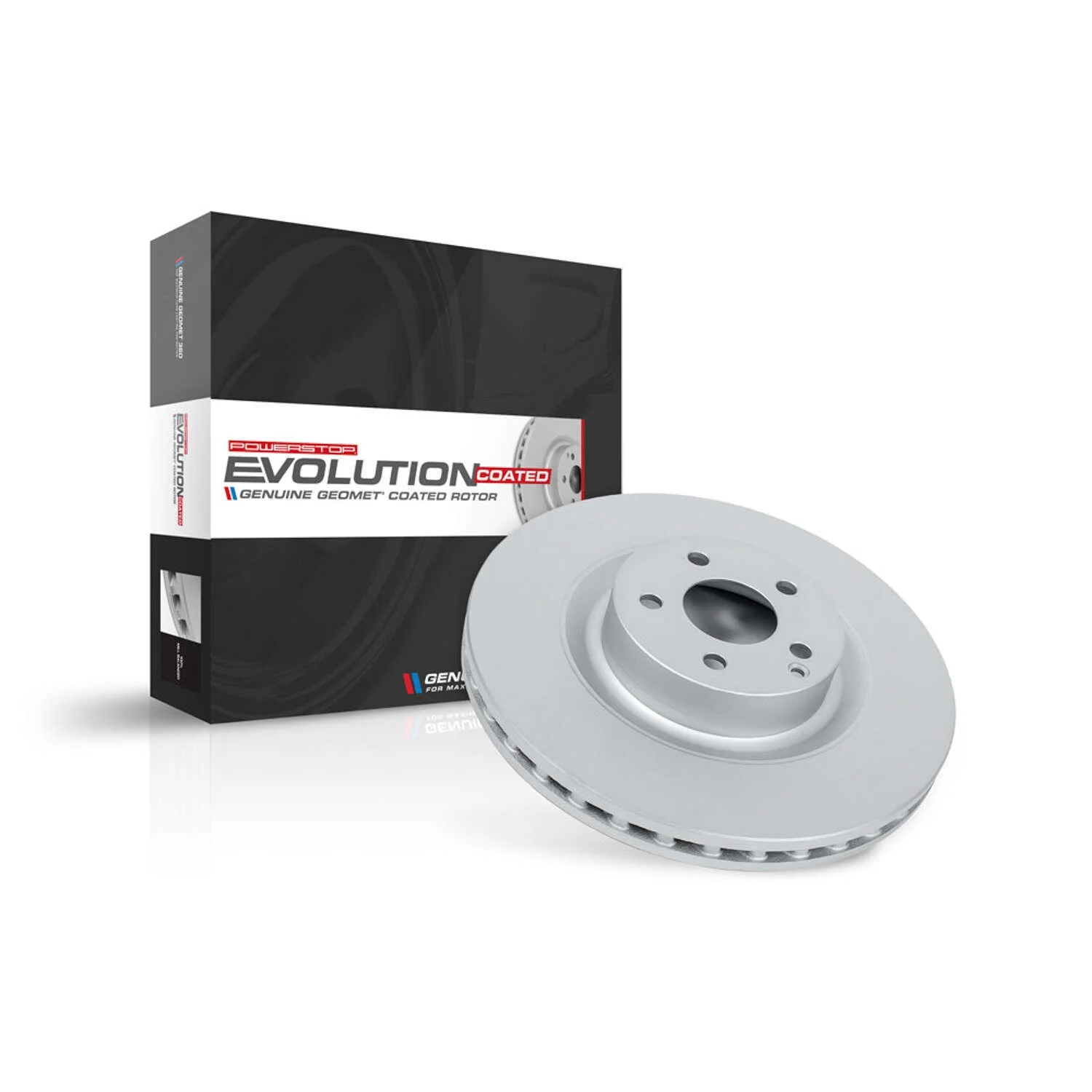 Power Stop JBR1372EVC Rear Evolution Geomet Coated Brake Rotor Fits select: 2004-2010 TOYOTA SIENNA