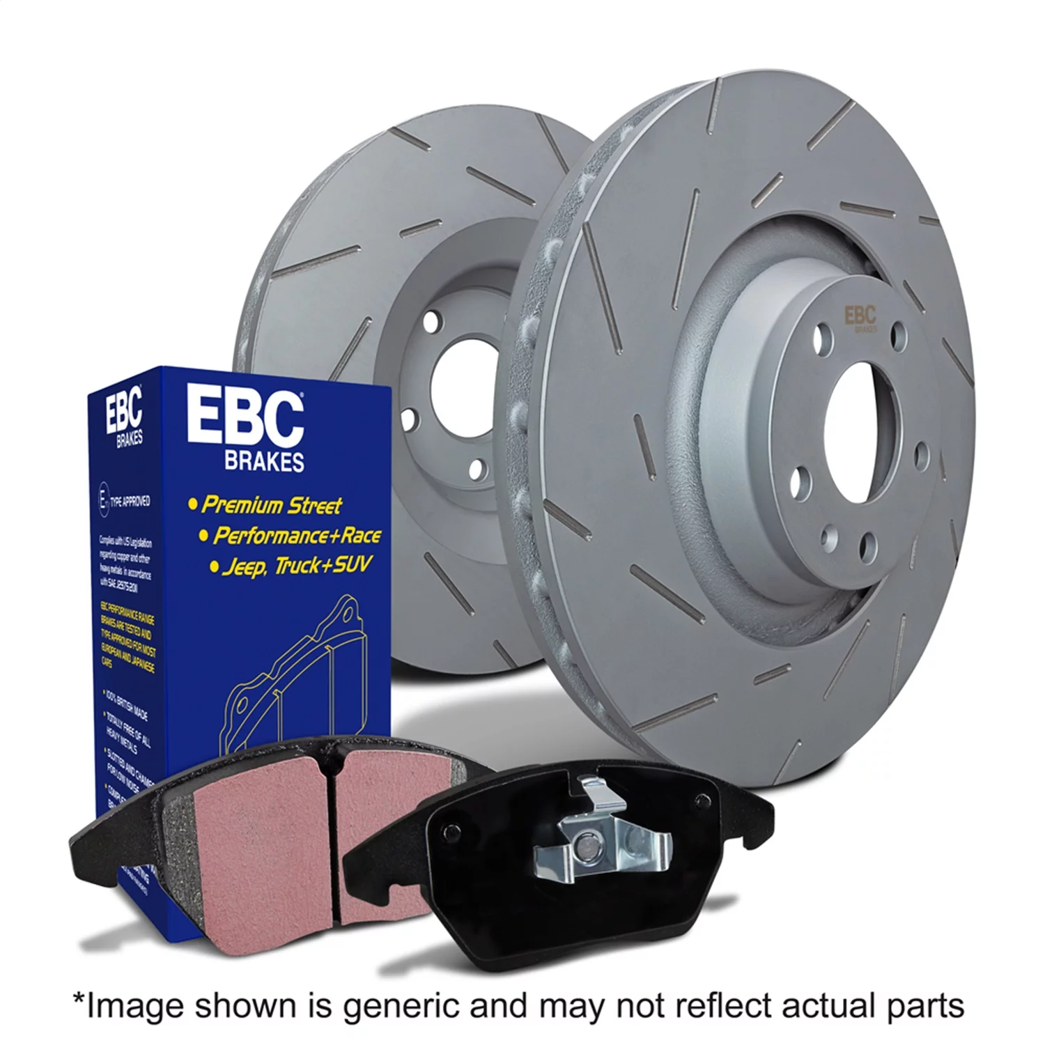Ebc Brakes S2kf1428 S2 Kits Greenstuff 2000 And Usr Rotors Fits Fits/For Brz