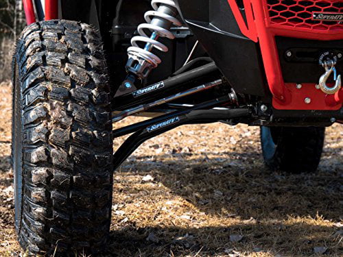 SuperATV High Clearance Upper & Lower A Arms for Polaris RZR XP 1000 /XP 4 1000 (2014+) | Black|AA-P-RZRXPT-HC-SBJ-02#OK