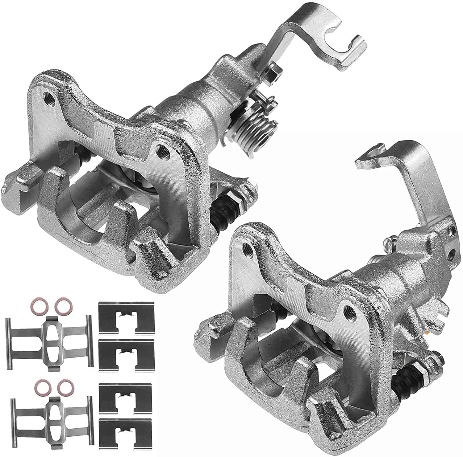 A-Premium Brake Caliper Assembly with Bracket Compatible with Honda Accord Hybrid 2005-2007 V6 3.0L Rear Side 2-PC Set