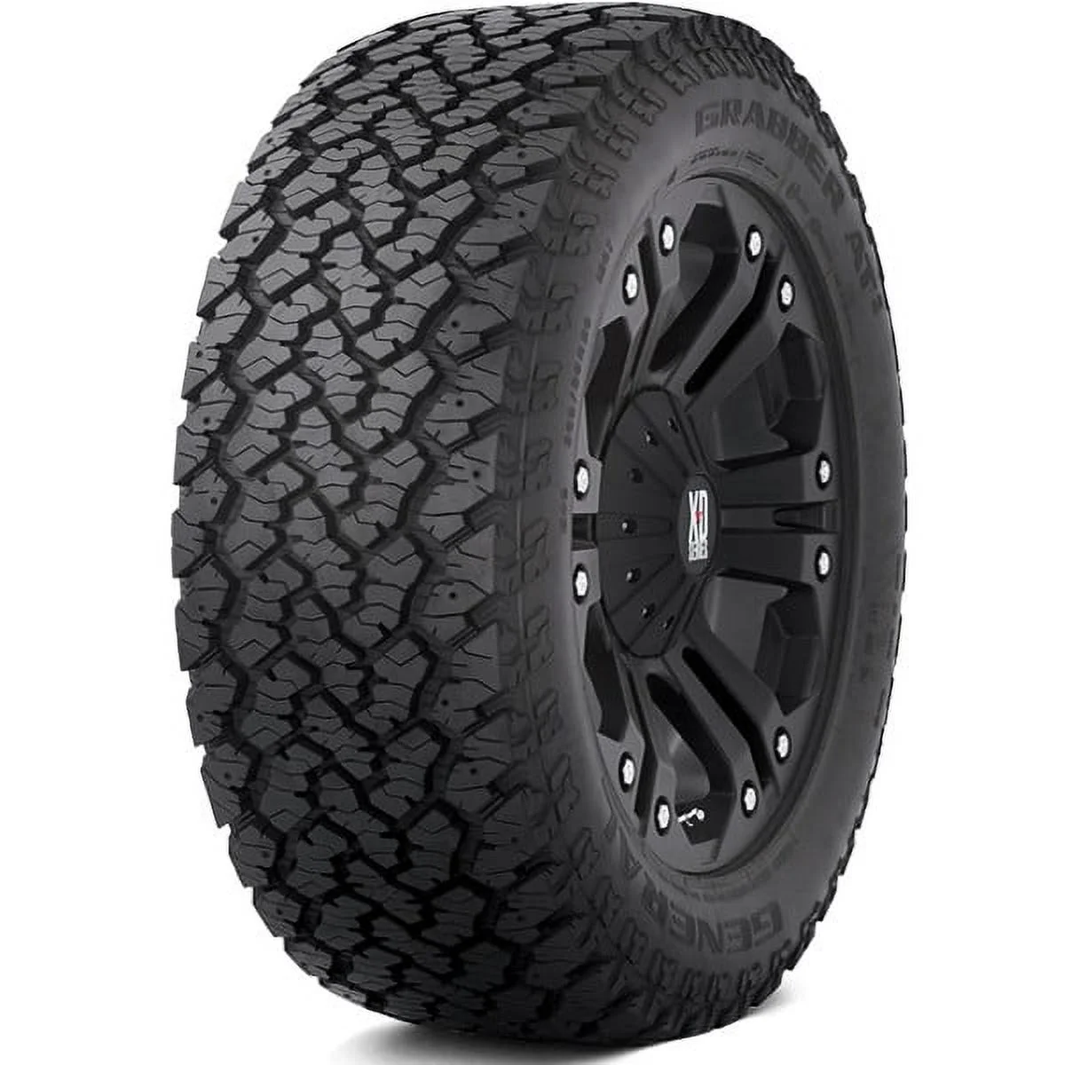 General Grabber AT2 265/70R18 116 S Tire Fits: 2021-23 Ford F-150 XLT, 2017-19 Nissan Titan SV