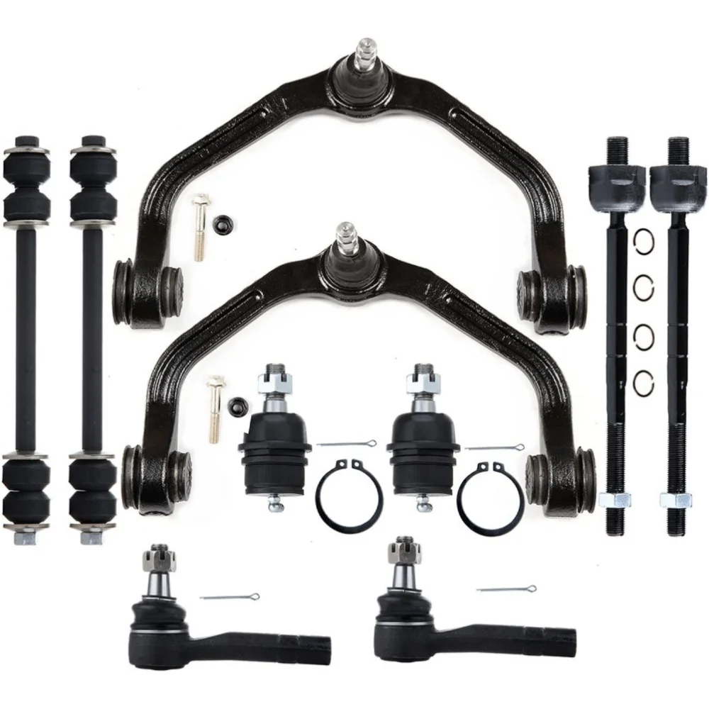 Teledu 10pcs Front Control Arms Tie Rod Ends For 98-11 Ford Ranger 98-01 Mazda B2500