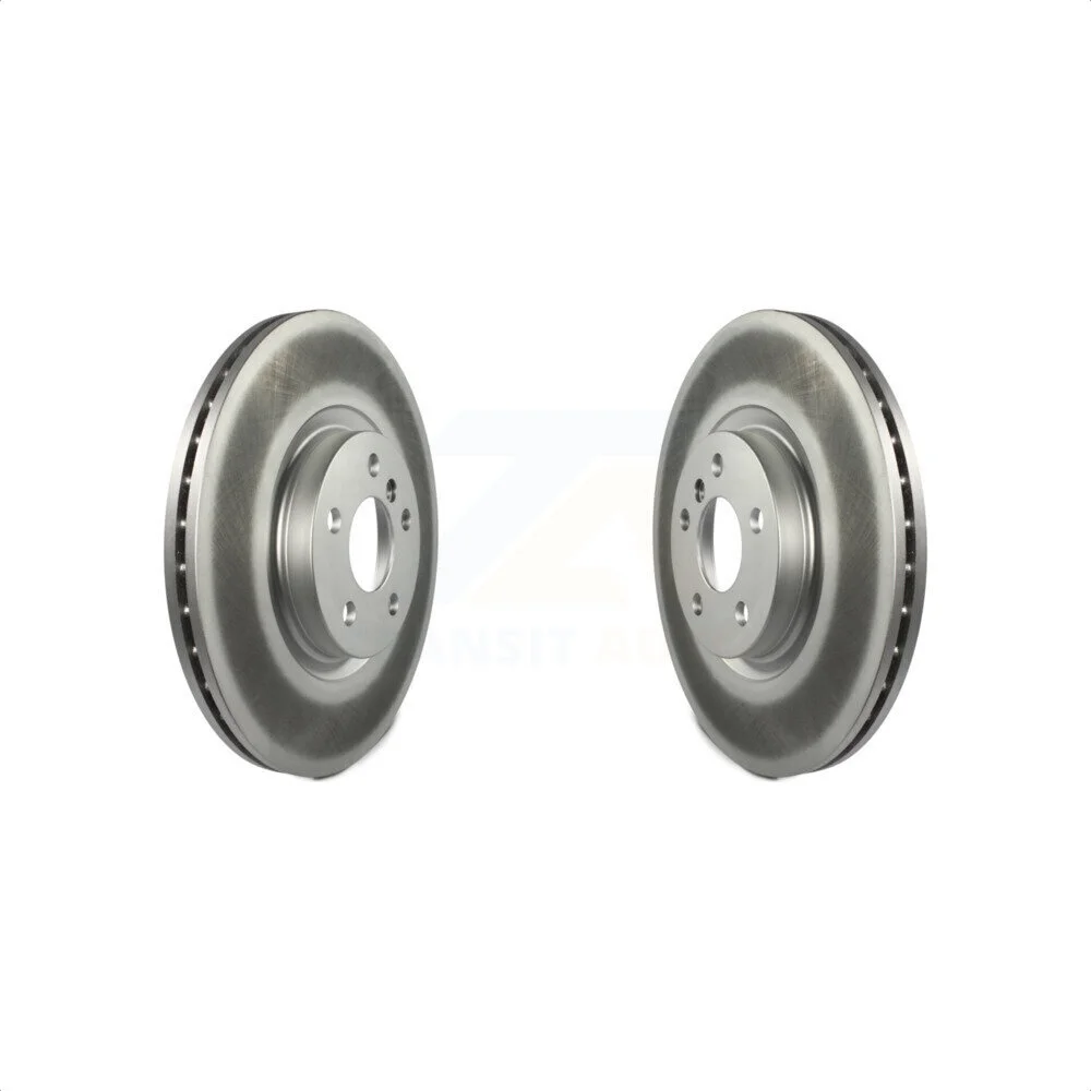 Front Coated Disc Brake Rotors Pair For BMW X1 Mini Cooper Countryman X2 228i xDrive Gran Coupe KG-100373