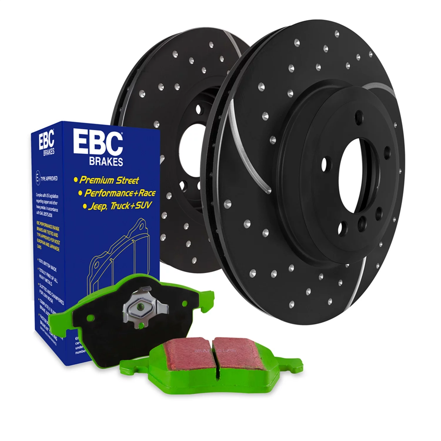 Ebc Brakes S3kr1080 S3 Kits Greenstuff 6000 And Gd Rotors Truck/Suv Fits select: 2006-2011 DODGE RAM 1500