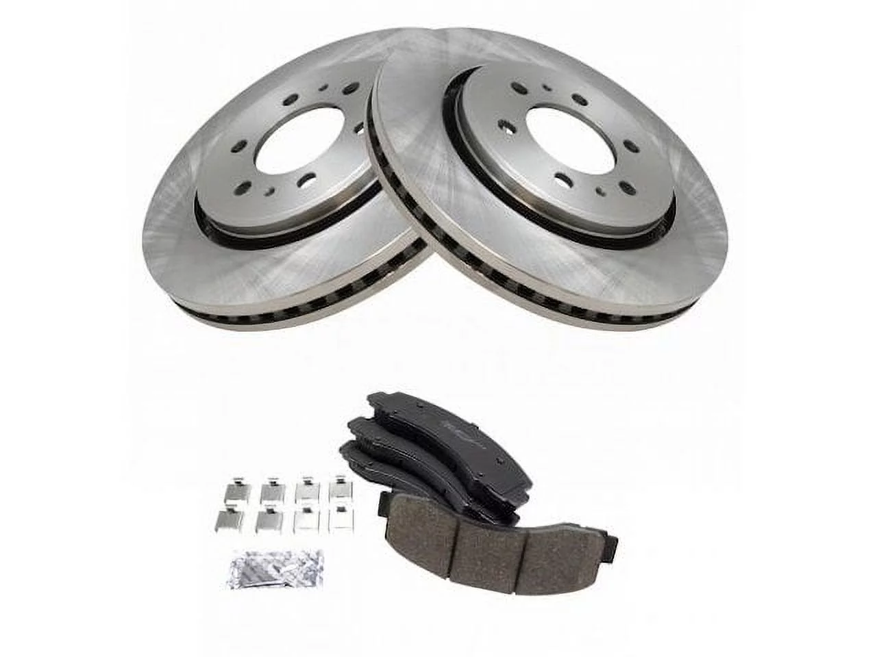 Front Brake Pad and Rotor Kit - Compatible with 2018 - 2020 Ford F-150 2019