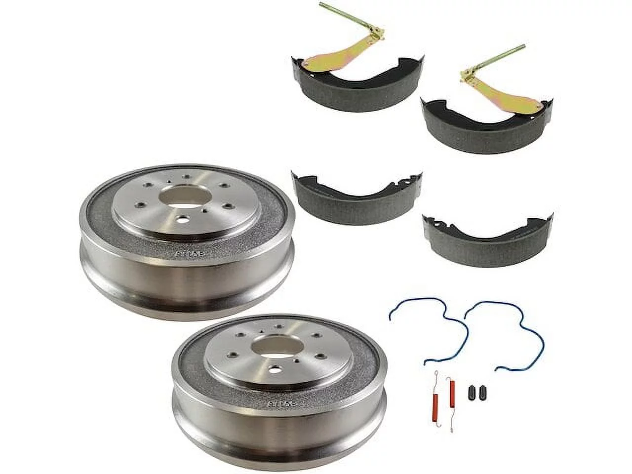 Rear Drum Brake Shoe Kit - Compatible with 2007 Chevy Silverado 1500 Classic