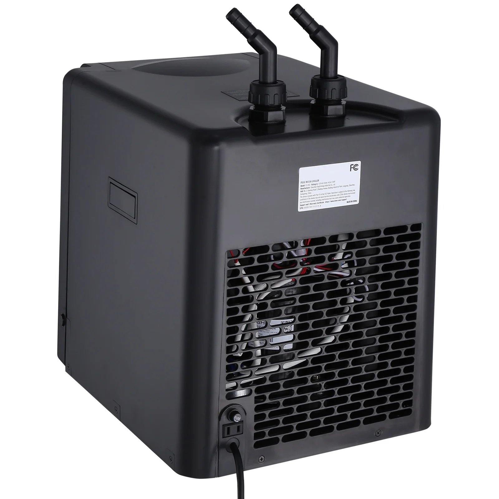 SKYSHALO Aquarium Chiller Hydroponic Water Chiller 1/3 HP 110 Gal Fish Tank Cooler