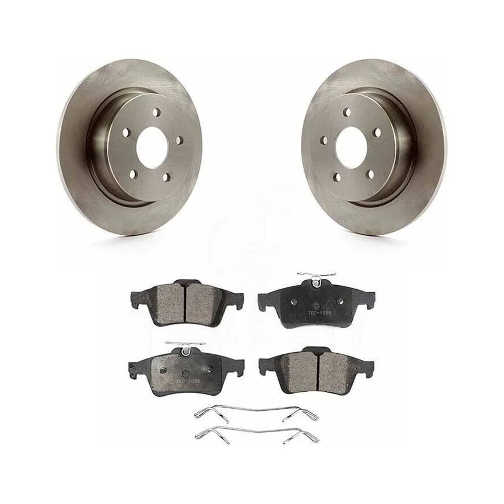 Teledu Rear Ceramic Brake Pads & Rotors For Ford C-Max Ford Escape Ford Transit Connect