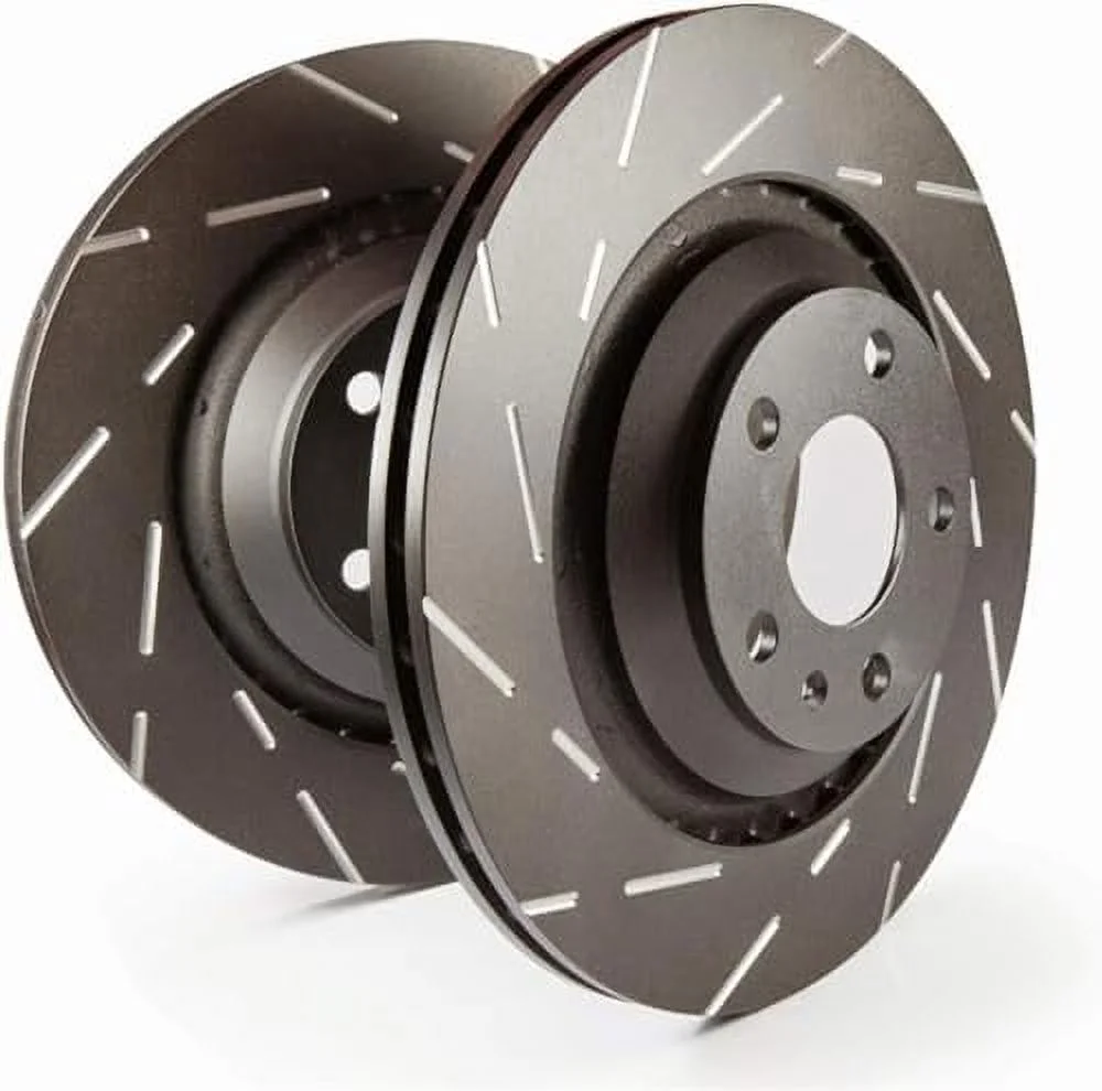 EBC Brakes USR Fine Slotted Rotors (Pair) Fits select: 2010-2018 VOLKSWAGEN JETTA, 2015-2019 VOLKSWAGEN GOLF