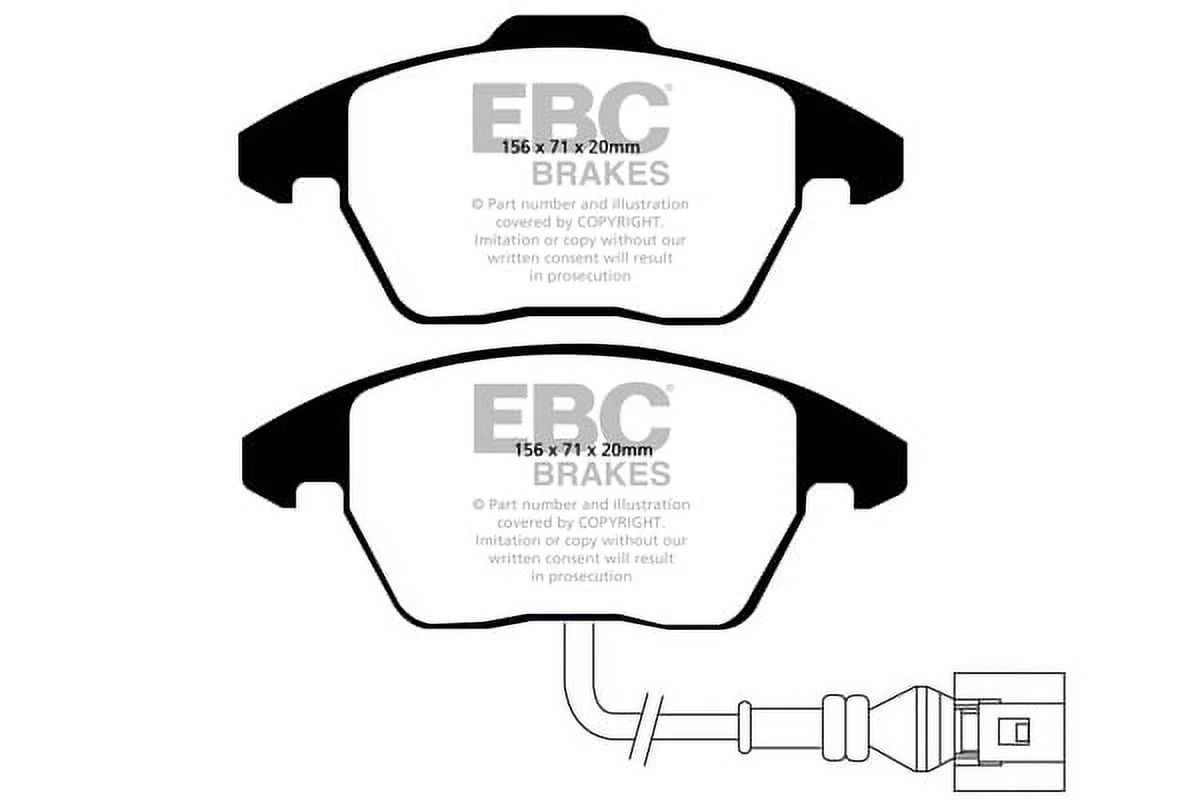 EBC Brakes Pad and Rotor Kit (DP31517C & USR1386) Fits select: 2006-2007,2009-2018 VOLKSWAGEN JETTA