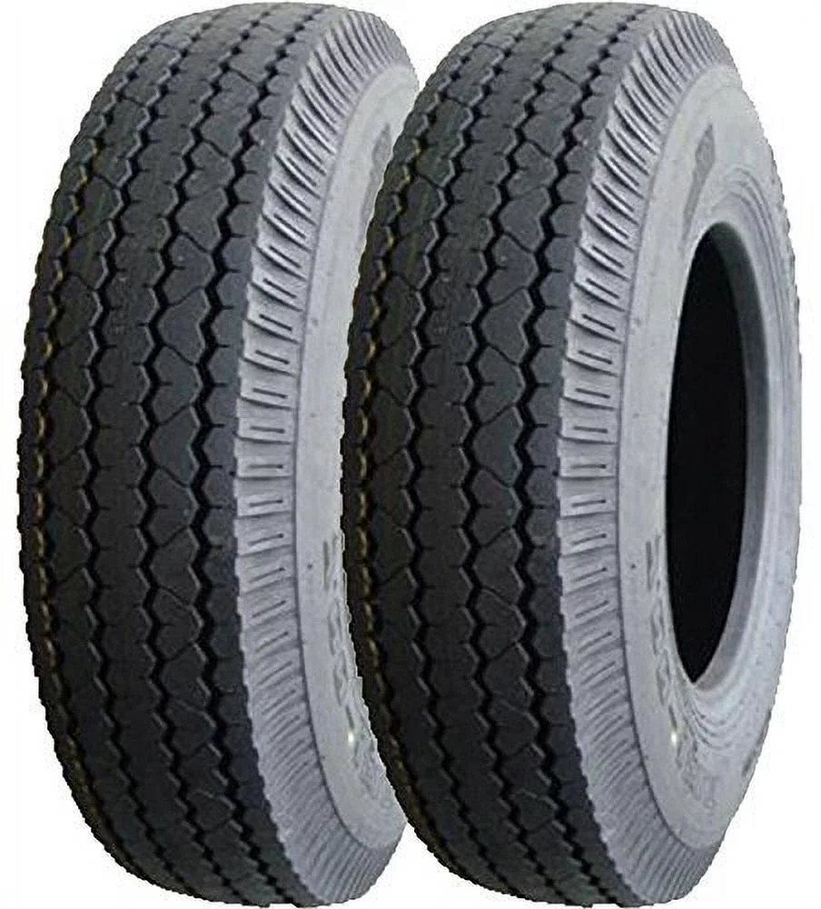 Set 2 DuroTrac Heavy Duty Trailer Tires ST 205/90D15 / 7.00-15 8 Ply Load Range D - 11066