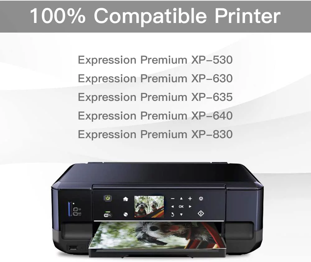 410XL Ink Cartridges Remanufactured Replacement for Epson 410 XL 410XL T410 T410XL Use with Expression XP-7100