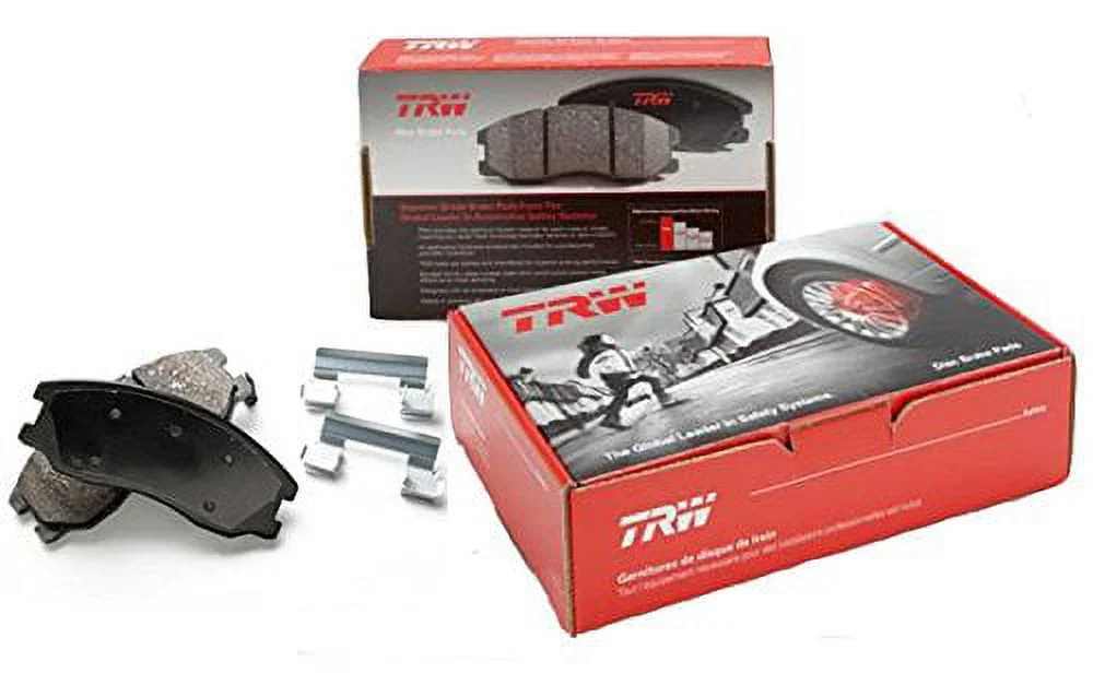 TRW TPC1564 Premium Ceramic Rear Disc Brake Pad Set Fits select: 2013-2016 FORD ESCAPE, 2012 FORD FOCUS