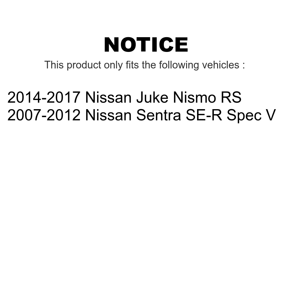 Transit Auto - Front Disc Brake Rotors And Semi-Metallic Pads Kit For Nissan Sentra Juke K8F-100519