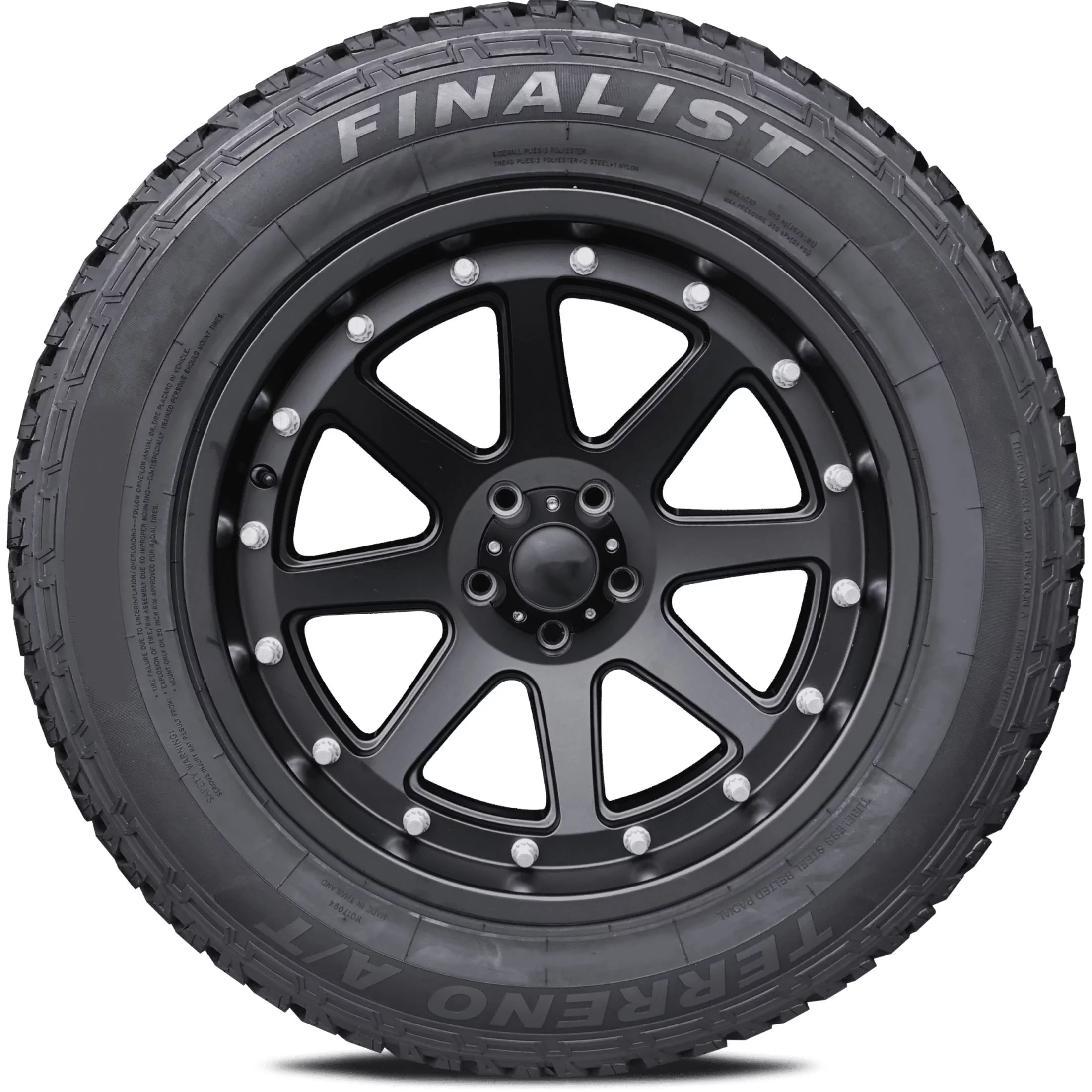 Finalist Terreno A/T 285/70R17 117T SUV Light Truck All Season All Terrain Tire 285/70/17 (Tire Only)