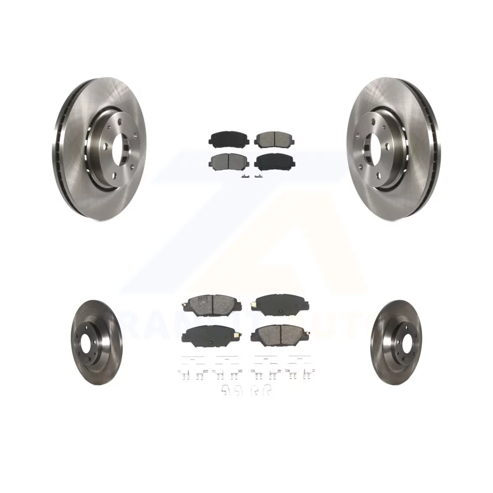 Transit Auto - Front Rear Disc Brake Rotors And Semi-Metallic Pads Kit For Mazda CX-5 K8S-102711