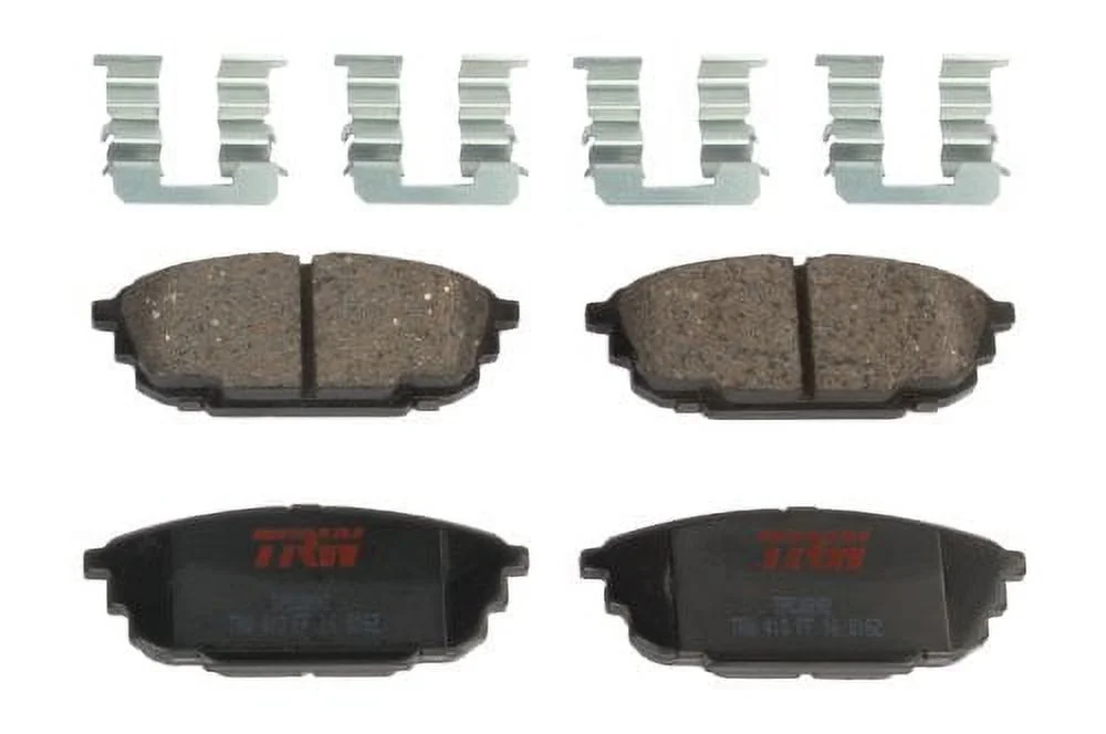 TRW TPC0892 Premium Ceramic Rear Disc Brake Pad Set Fits select: 2001-2003 MAZDA PROTEGE