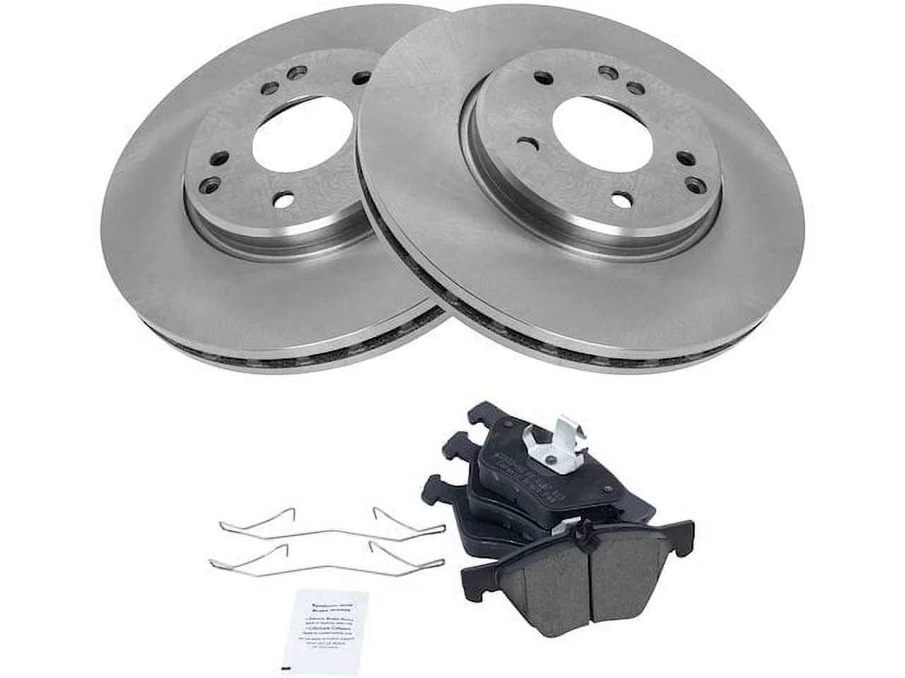 Front Brake Pad and Rotor Kit - Compatible with 1998 - 1999 Mercedes-Benz E300