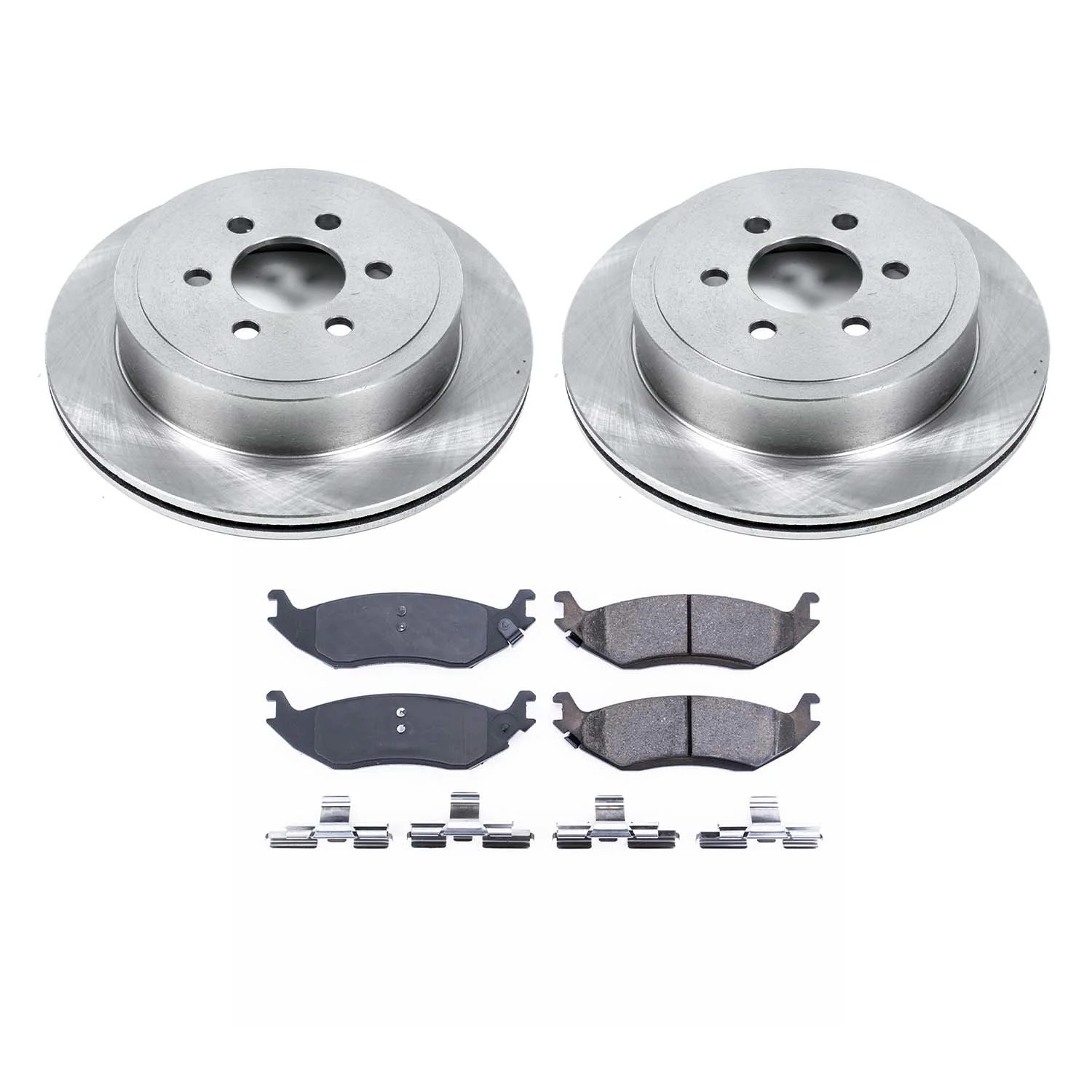 Ultimate Brakes Rear Semi-Metallic Brake Pad and Rotor Kit with Hardware WM80852