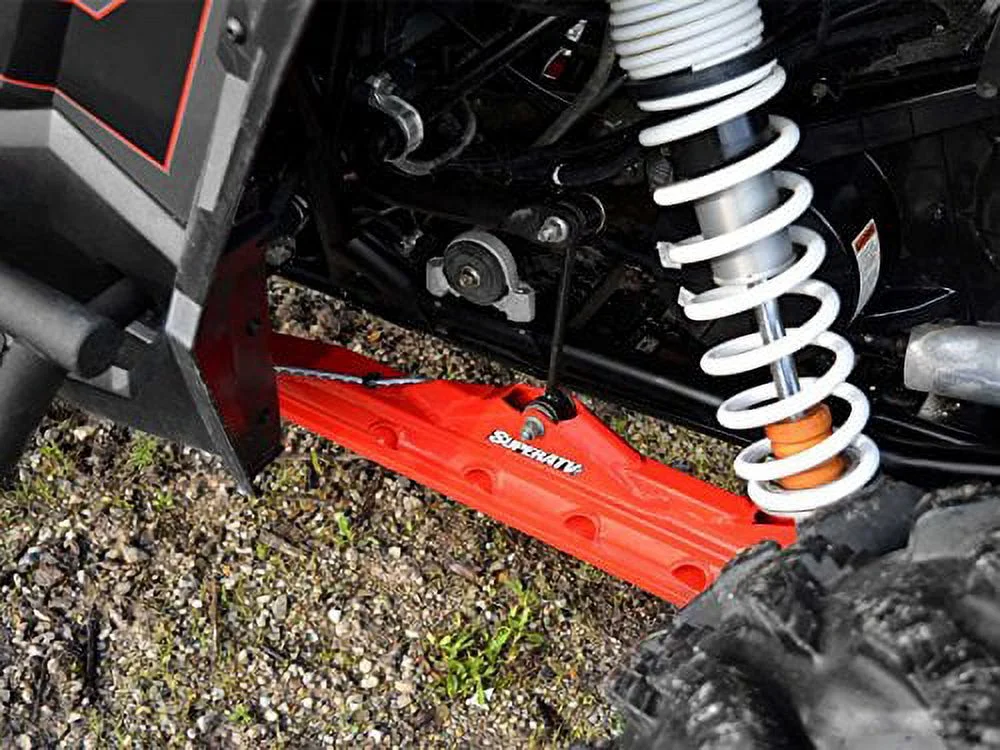 SuperATV Heavy Extended Duty Rear Trailing Arms for Polaris RZR XP 1000 / XP 4 1000 (2014+) | Red|RTA-P-RZR1K-001-03#SATV