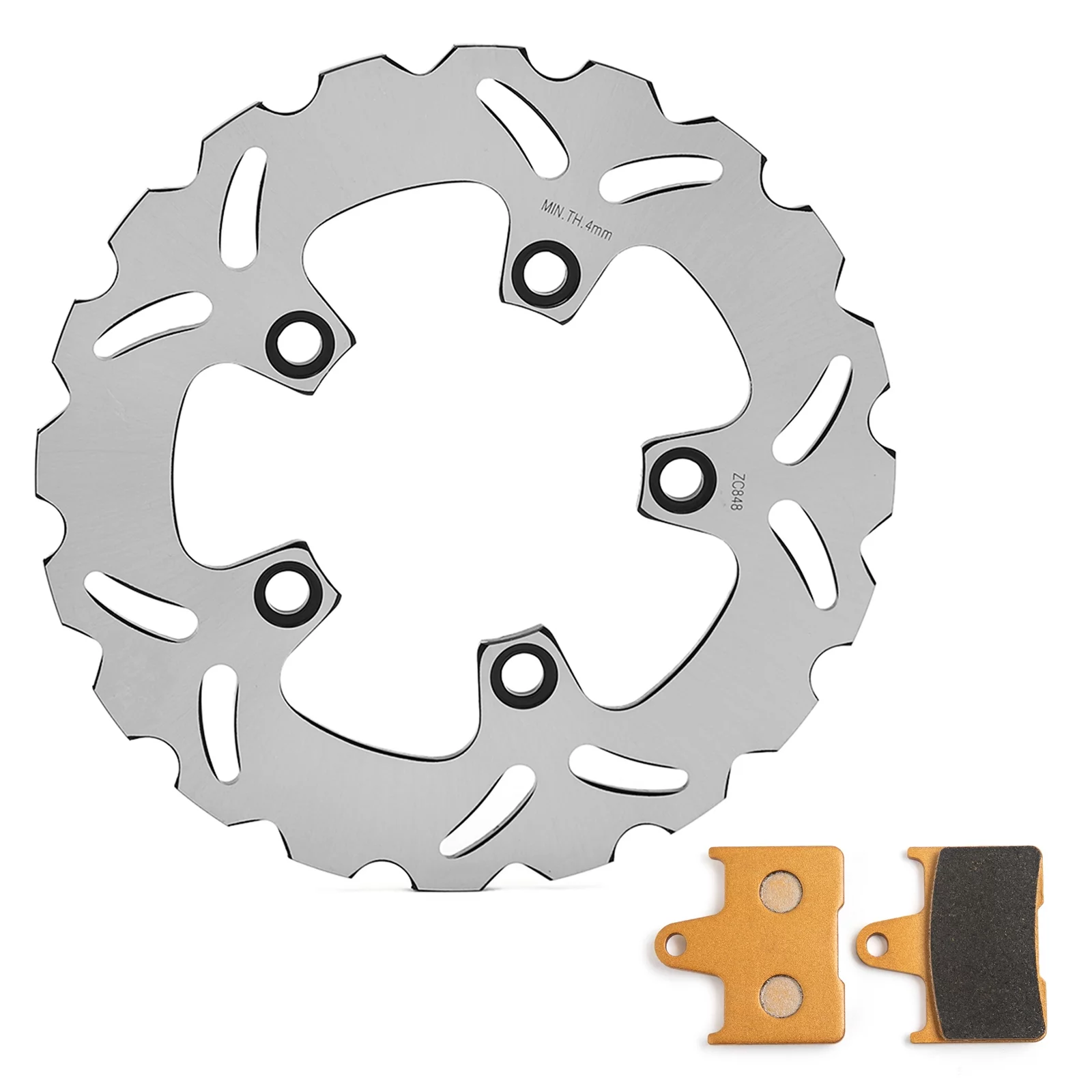 Rear Brake Rotor + Pads For Suzuki GSXR 600 750 2004 2005 GSXR1000 2001-2006