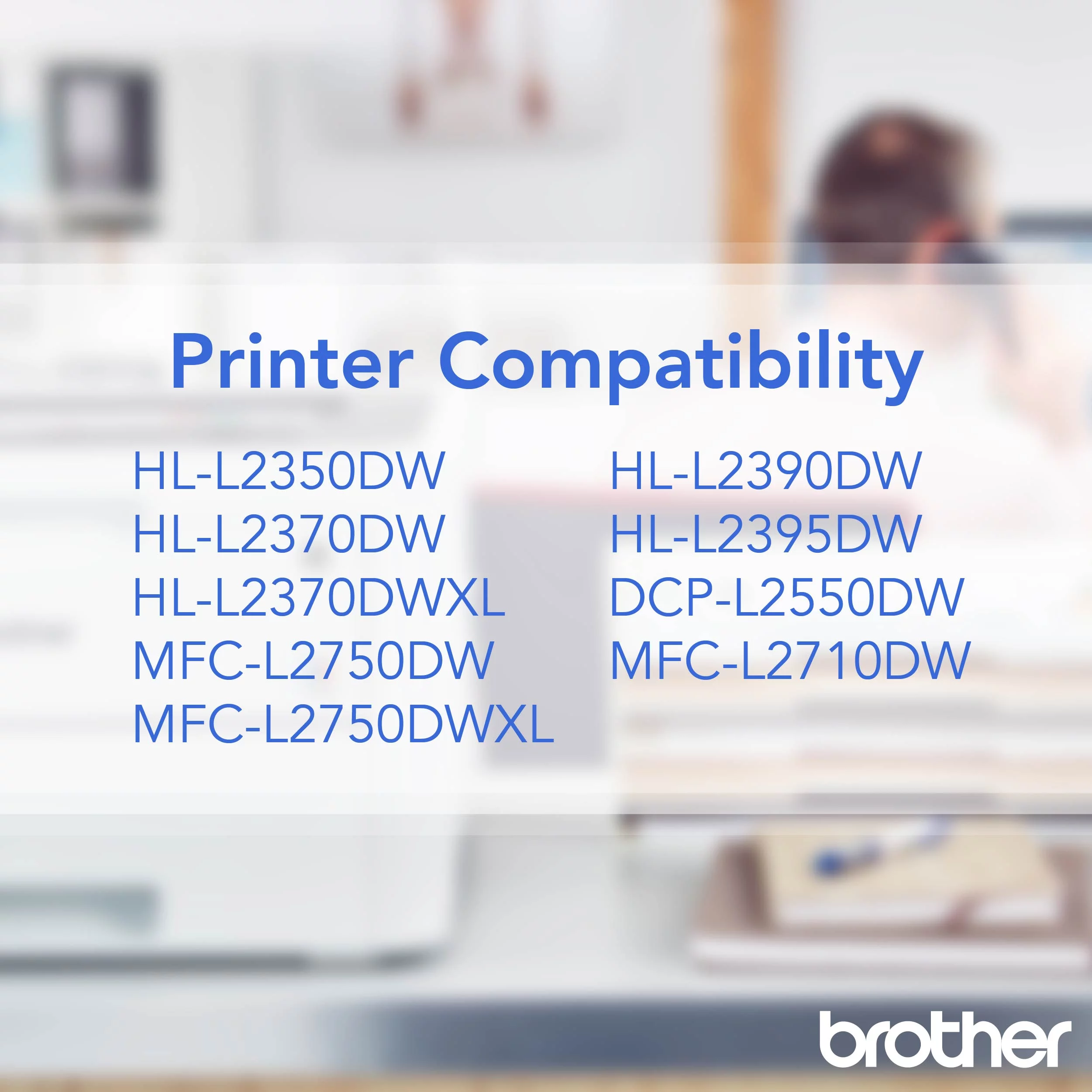 Brother Genuine TN760 3-Pack High Yield Black Toner Cartridge with approximately 3,000 Page