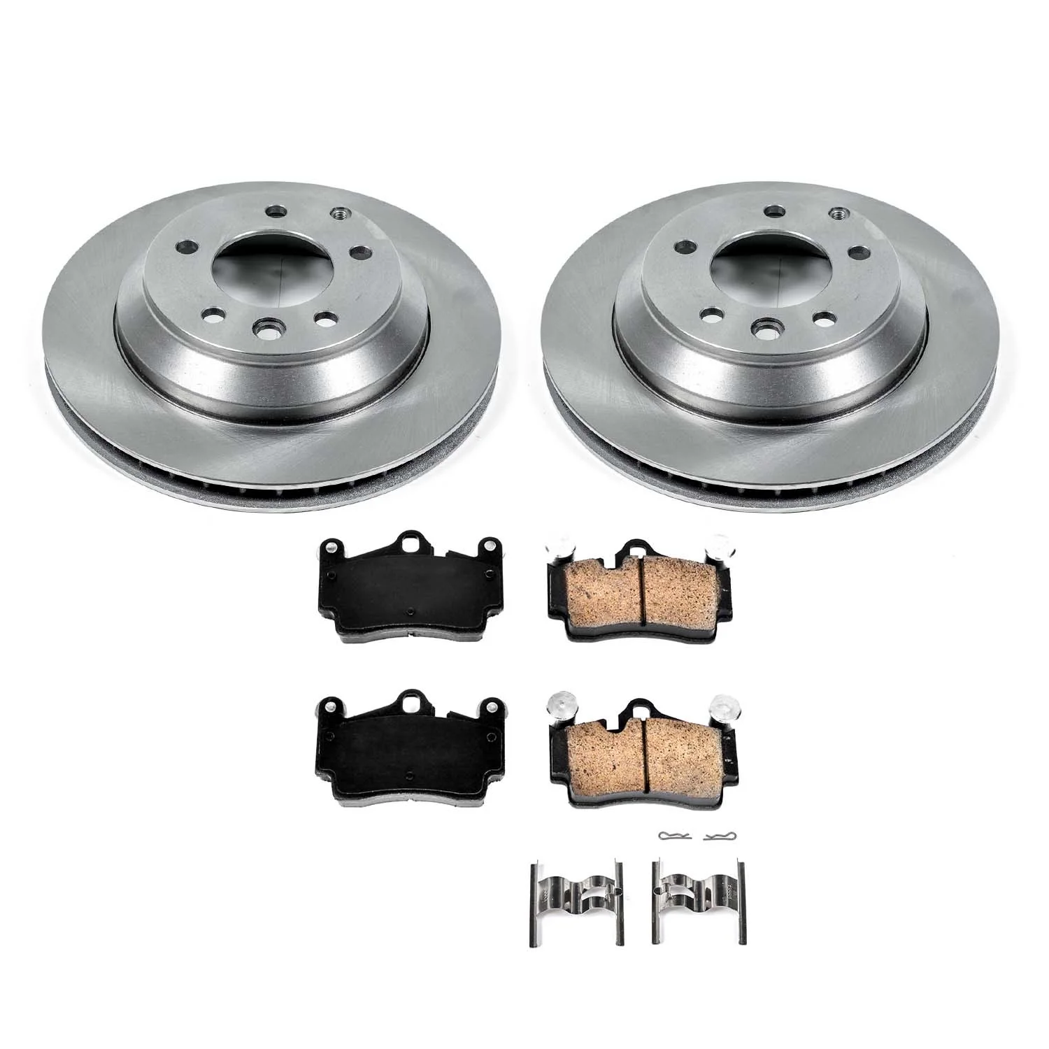 Ultimate Brakes Rear Ceramic Brake Pad and Rotor Kit with Hardware WM80952